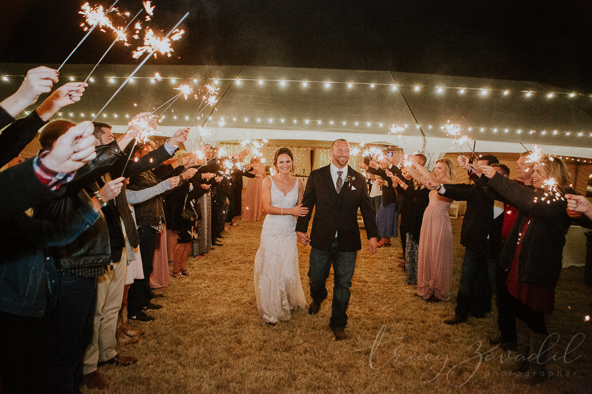 Wedding Sparkler Exit