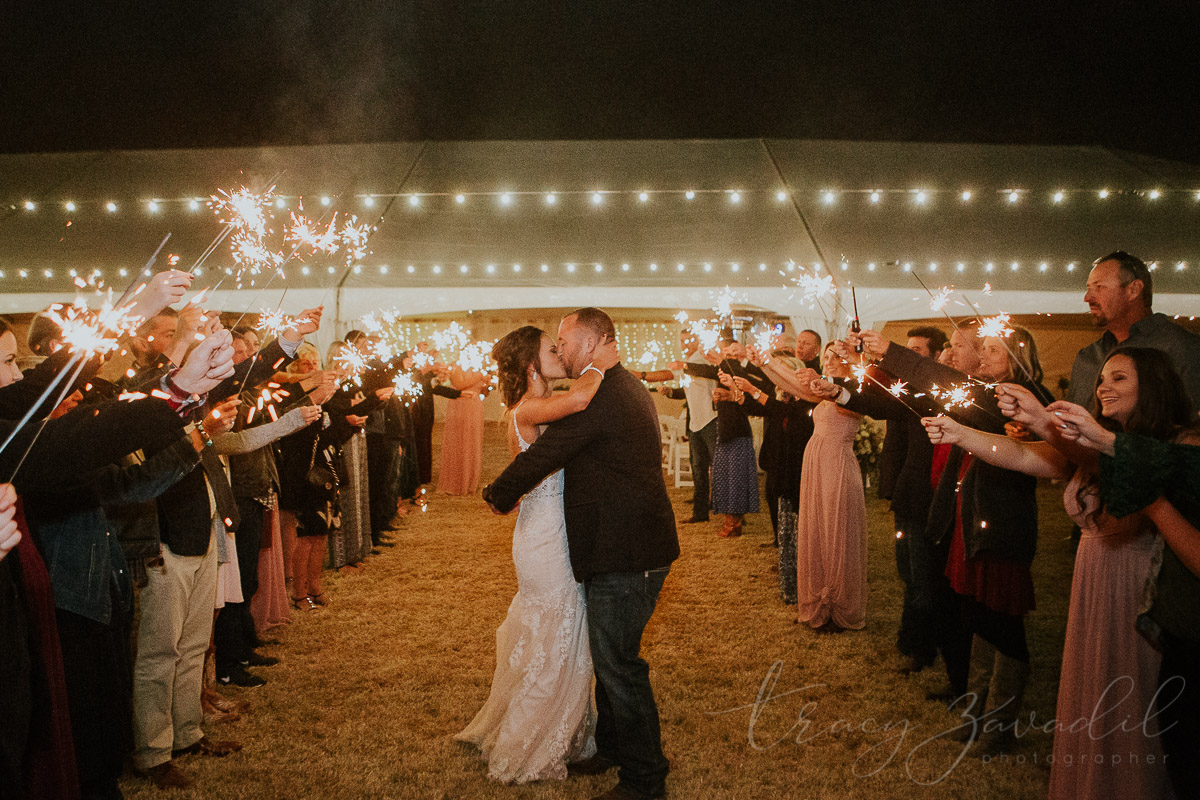 Wedding Sparkler Exit