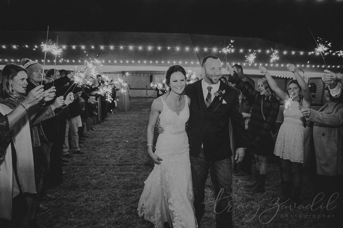 Wedding Sparkler Exit