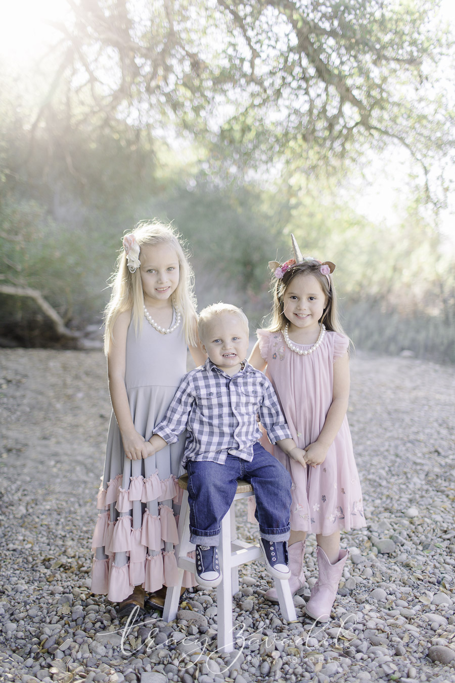 Picture of three kids together
